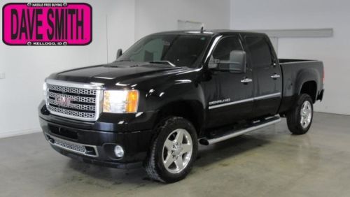 12 gmc sierra 2500hd denali 4x4 crew cab auto leather ac seats remote start