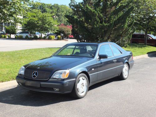 1998 mercedes cl600 - looks/runs/drives good!  rare euro version!  no reserve!!