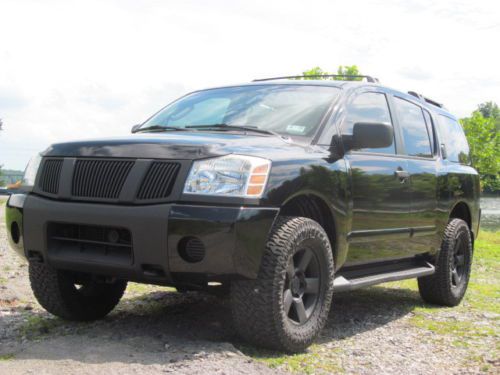 2005 nissan armada se off road debadged blacked out 3&#034; lift w/ 33 inch tires