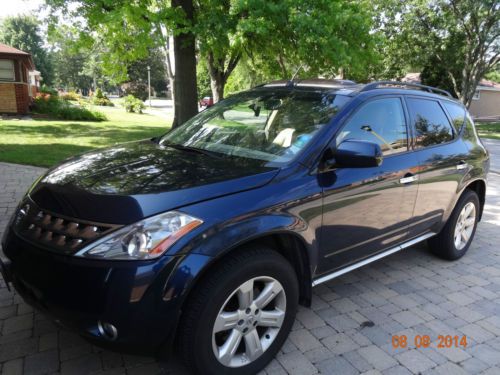 2006 nissan murano sl sport utility 4-door fully loaded touring package