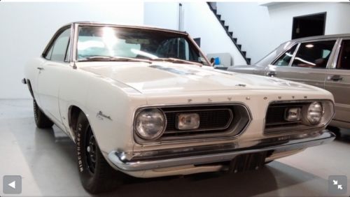 1967 plymouth barracuda v8 mopar notchback original california texas ac