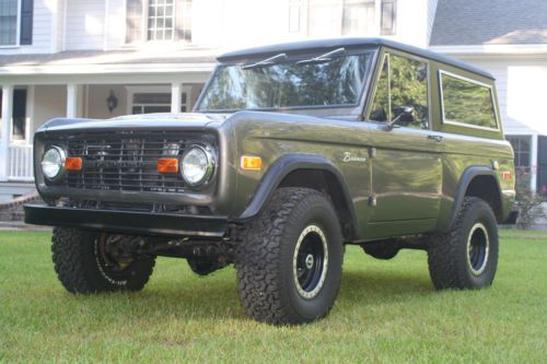 1974 ford bronco frame off restoration (400miles)