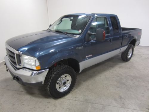 04 ford f250 xlt power stroke 6.0l v8 turbo diesel crew cab leather co owned