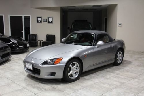 2001 honda s2000 rare red leather 6-speed only 20k miles wow