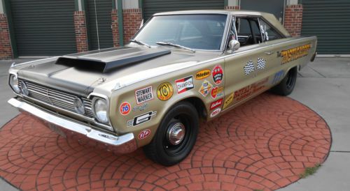 1966 66 plymouth satellite ro23 super stock clone 451 stroker rat rod gasser