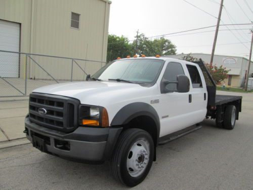 2006 f450 sd diesel auto crew cab flat bed 2wd