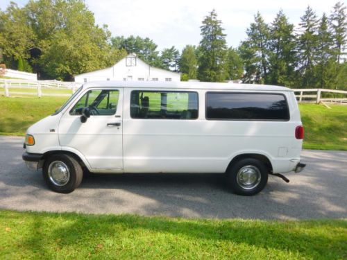 1995 dodge 3500 1 ton heavy duty passenger or cargo ram van no reserve