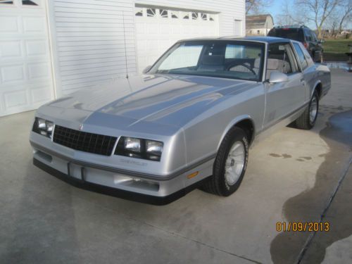 1987 chevrolet monte carlo ss coupe 2-door 5.0l  only 8,080 miles. t- tops