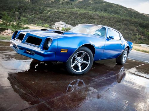 1976 pontiac firebird formula 400 - spotless, full rebuilt tuned motor zero rust