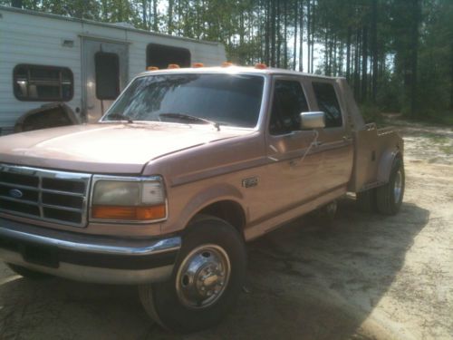 1996 ford f-350 xlt crew cab pickup 4-door 7.3l