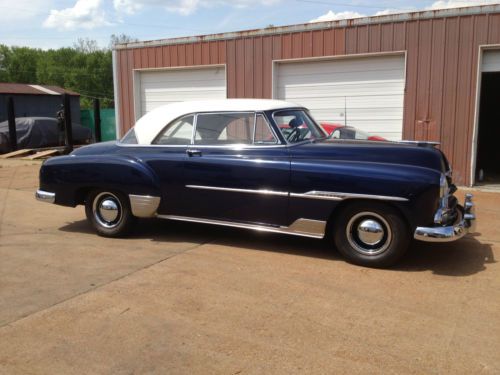 1951 chevrolet deluxe two door hardtop resto rod 6 cylinder dual exhaust 4 speed