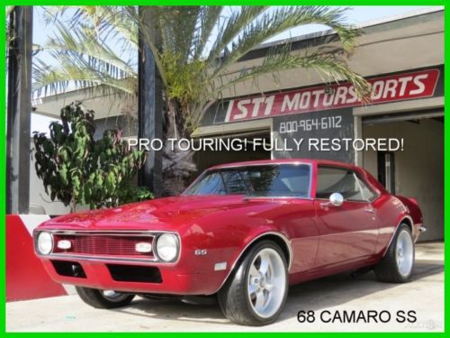 1968 chevrolet camaro ss pro touring super sharp n fast must see fully restored