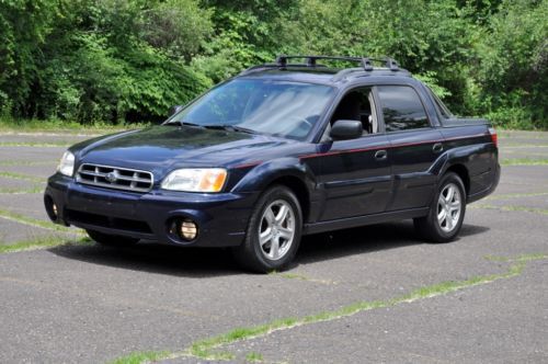 2003 subaru baja 2.5l 4 cyl 5 speed manual awd crew cab no reserve!!!!!