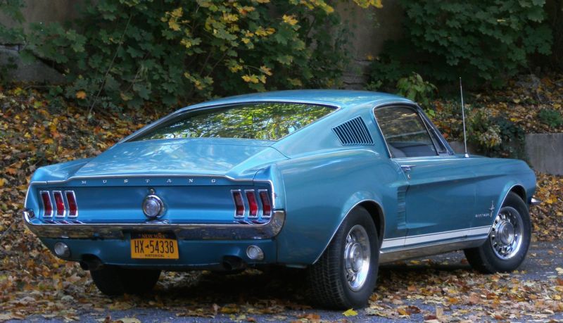 1967 ford mustang 2-door fastback 2+2 with sport deck rear seat