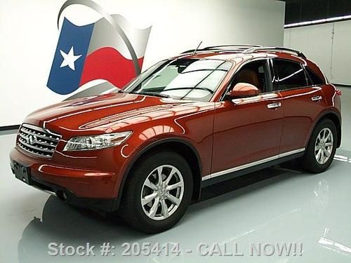 2008 infiniti fx35 awd sunroof nav rear cam only 59k mi texas direct auto