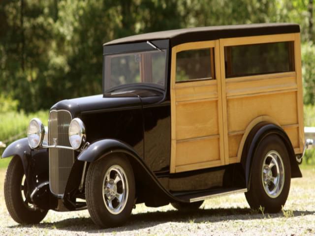 Ford: model a henry ford steel woody beach wagon h