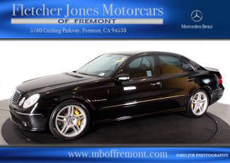 2005 black on black e55 amg, glass sunroof, low miles!