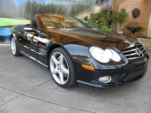 2007 mercedes-benz sl55 amg base convertible 2-door 5.5l