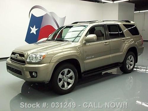 2008 toyota 4runner ltd 4x4 leather nav rear cam 28k mi texas direct auto