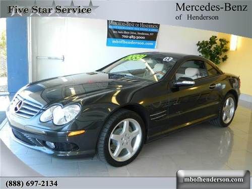 2003 mercedes-benz sl500 convertible sports car