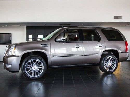 2012 cadillac escalade platinum edition mocha nav rear entertainment 26k mi