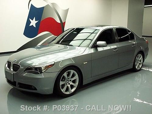 2007 bmw 550i sedan sport htd seats sunroof nav 83k mi texas direct auto