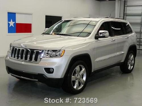 2011 jeep grand cherokee overland pano sunroof nav 11k! texas direct auto