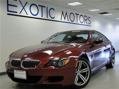 2006 bmw m6! smg! nav pdc hud comfort-access htd-sts carbonfiber 500hp 19"whls!!