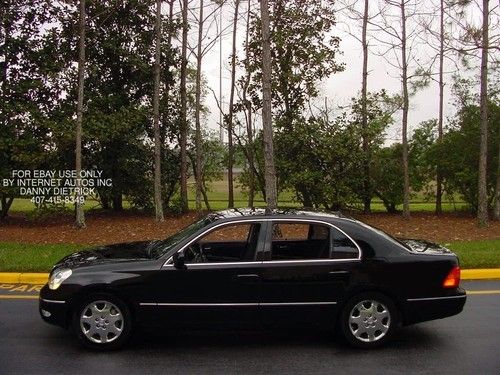 2002 lexus ls430! laser cruise! massage rear seats! navigation! chrome wheels!