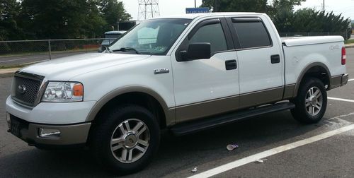 2005 ford f-150 lariat super crew cab pickup 4-door 5.4l  - leather/cd/sunroof