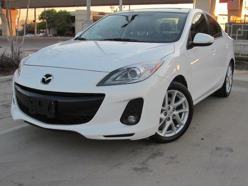 2012 mazda 3 s sedan mazda3 4-door 2.5l  no reserve tech packege