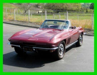 1965 chevy corvette convertible 327c.i. 4-speed manual