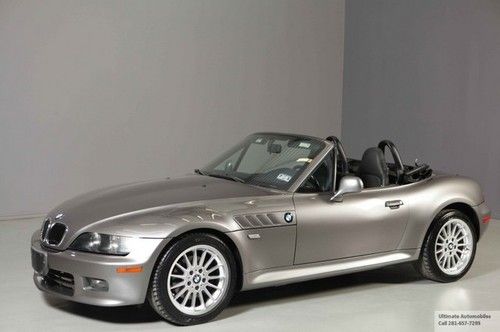 2002 bmw z3 3.0i convertible 54k miles 5-speed sports prem pkg leather pioneercd