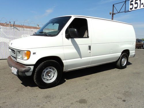 2000 ford e-150 econoline base standard cargo van 2-door 4.6l, no reserve