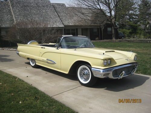 1959 ford thunderbird convertible only 57,069 3 owner miles// partial trades??