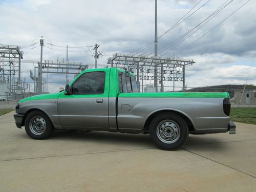 Lowered 2002 mazda b2300, complete bolt on 7psi turbo kit included