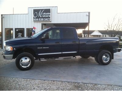 2004 dodge ram 3500 dually 5.9l cummins diesel automatic 4x4 laramie leather