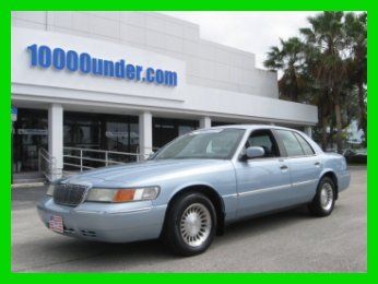 00 blue 6-passenger 4.6l v8 sedan *leather *alloy wheels *traction control *fl