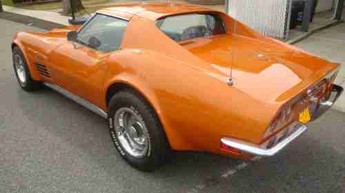 1972 Chevrolet Corvette Coupe Matching Number 350 V-8, 4 Speed w/AC, image 3