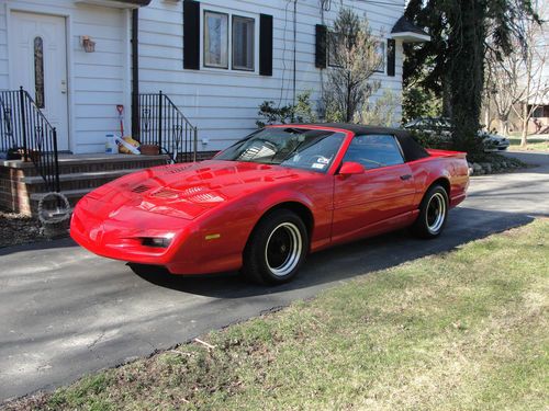 1992 pontiac firebird trans am convertible 2-door 5.0l 5 speed manual rare