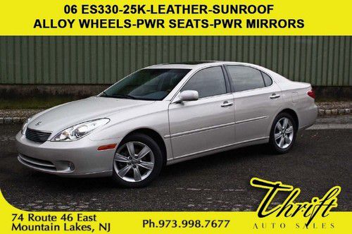 06 es330-25k-leather-sunroof-alloy wheels-pwr seats-pwr mirrors