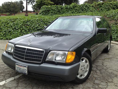 1992 mercedes-benz s500 - low mileage, all original california car