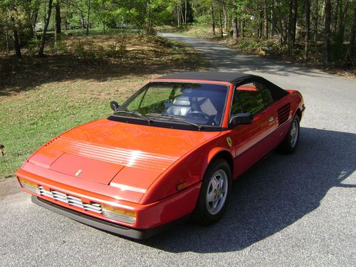 1986 ferrari mondial cabriolet 3.2 v8 quatrovalvole - excellent condition