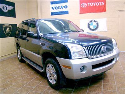 03 mercury mountaineer luxury awd v8 leather 3rd row low miles fully equipped!