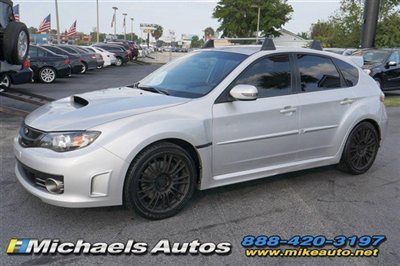 Sti hatchback. navi. 6-speed. turbo awd. flat black wheels. financing available.