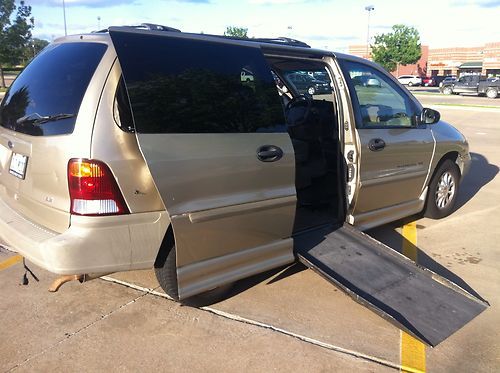 2001 ford windstar le handicap ramp van