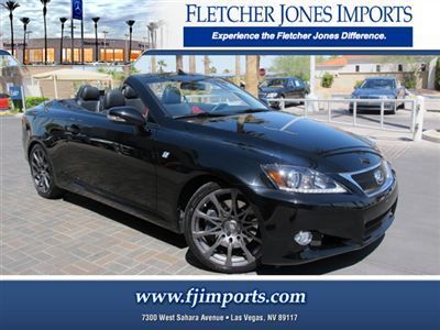 ****2011 lexus is350c convertible, f-sport special edition, under 10k miles****