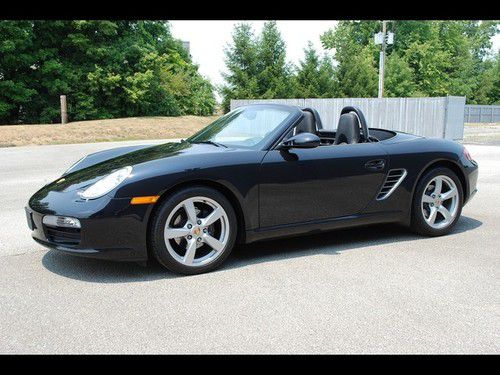 2008 porsche boxster 6 speed low miles basalt black