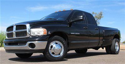 *no reserve* 2004 dodge ram 3500 6 speed manual 5.9l cummins diesel crew dually