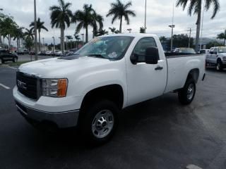 2011 gmc sierra 2500hd 2wd reg cab 133.7" work truck 6.0l clean 1 owner ! ! !